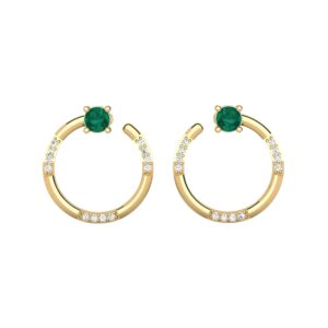 Emerald Light Earring
