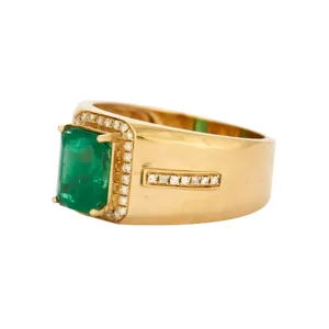 Warm Emerald Ring
