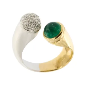 Emerald Art Deco Ring