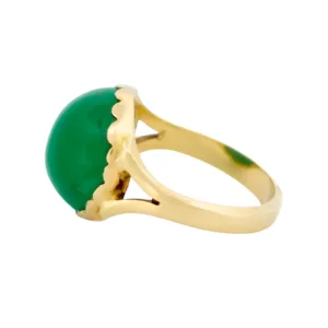 Emerald Solitaire Ring