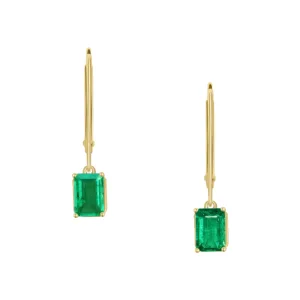 Emerald Drop Earrings