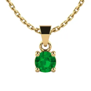 Emerald Green Flower Necklace