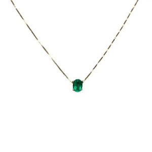 Precious Emerald Necklace