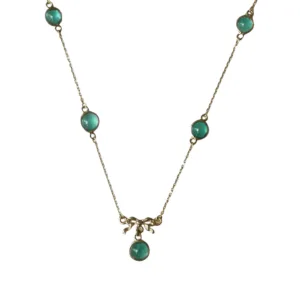 Emerald Green Illusion Necklace