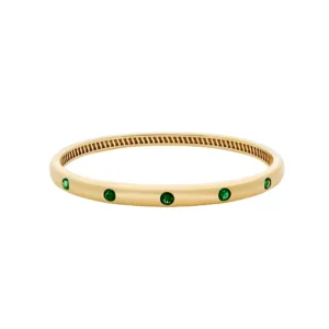 Vintage Emerald Gold Bracelet