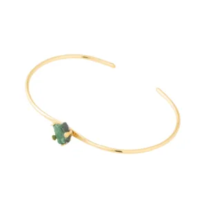 Emerald Gold Touch Bracelet