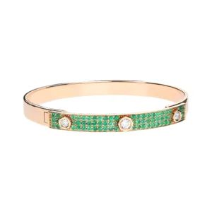 Emerald Reflection Bracelet