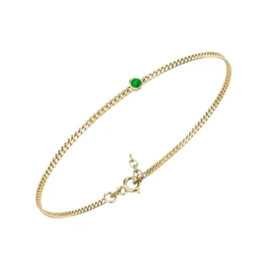 Grace Bracelet in Gold with Emeralds